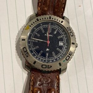 Fossil ac-1634 tachymetre mens watch